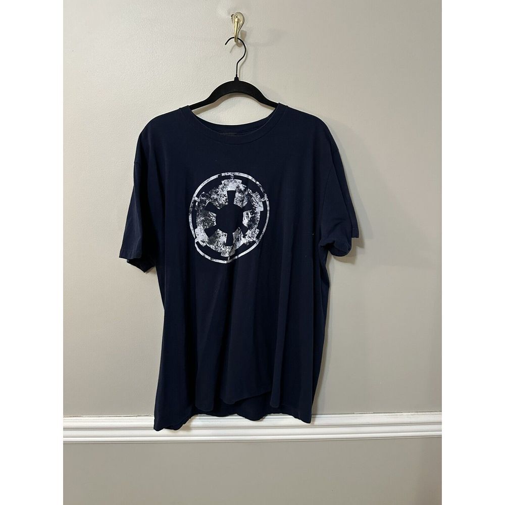 Star Wars Adult XL Imperial Logo T Shirt Black Short‎ Sleeve Cotton